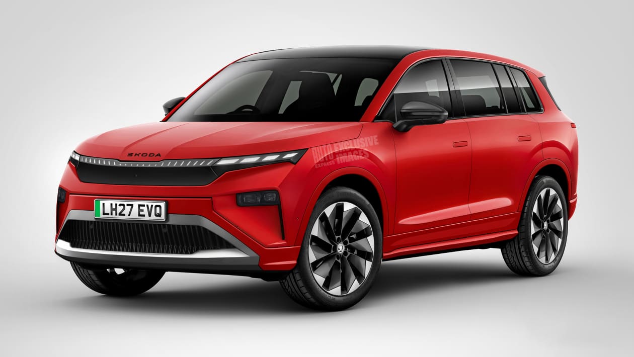 Nouveau SUV électrique phare de Skoda pour obtenir une inspiration Vision 7s