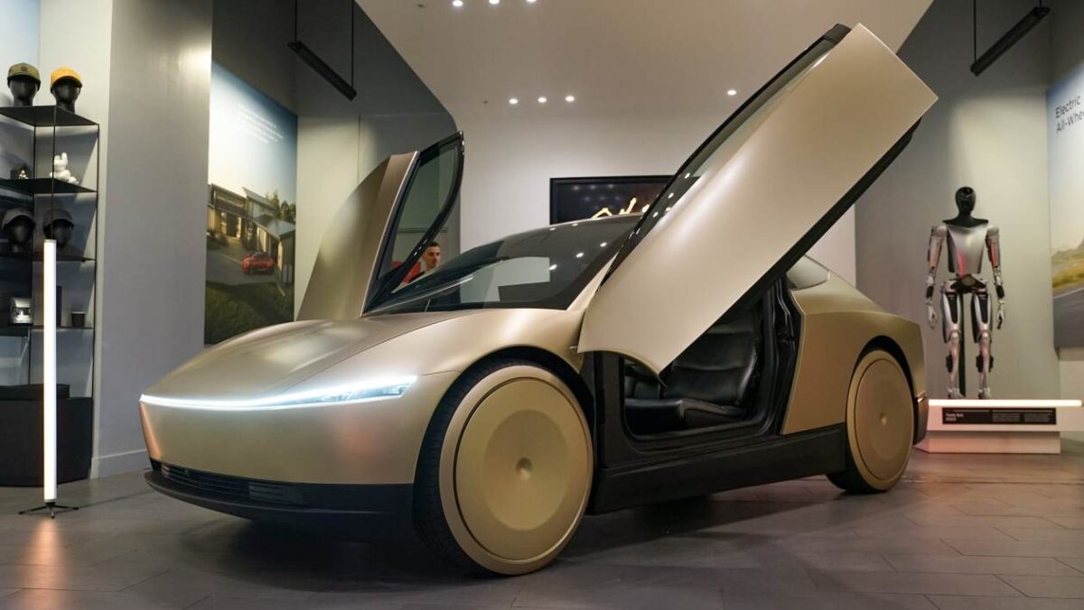 Nouveau aperçu de Tesla Cybercab: Range de 300 miles pour les robotaximes autonomes dus en 2027