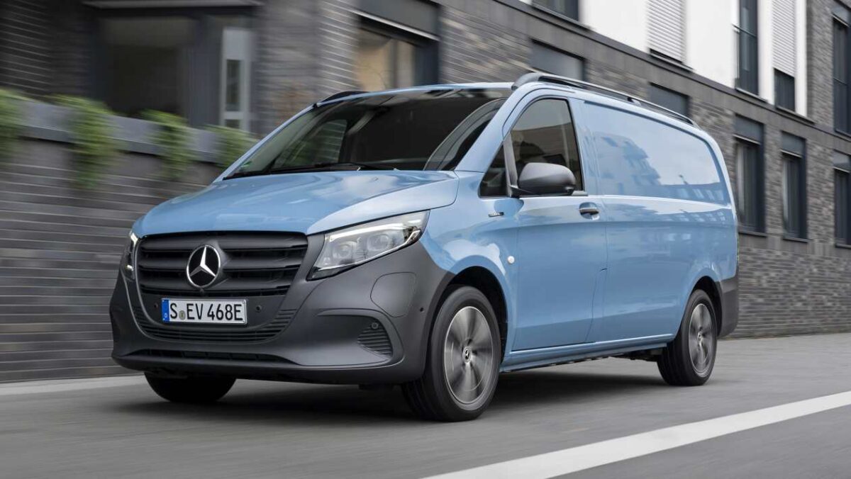 Une batterie plus grande envoie Mercedes Evito Electric Van Range Way jusqu'à 298 miles