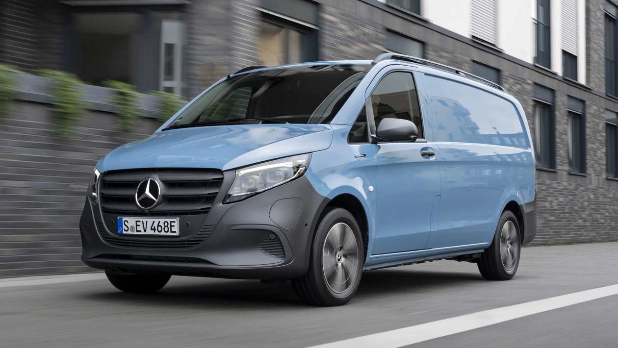Une batterie plus grande envoie Mercedes Evito Electric Van Range Way jusqu'à 298 miles