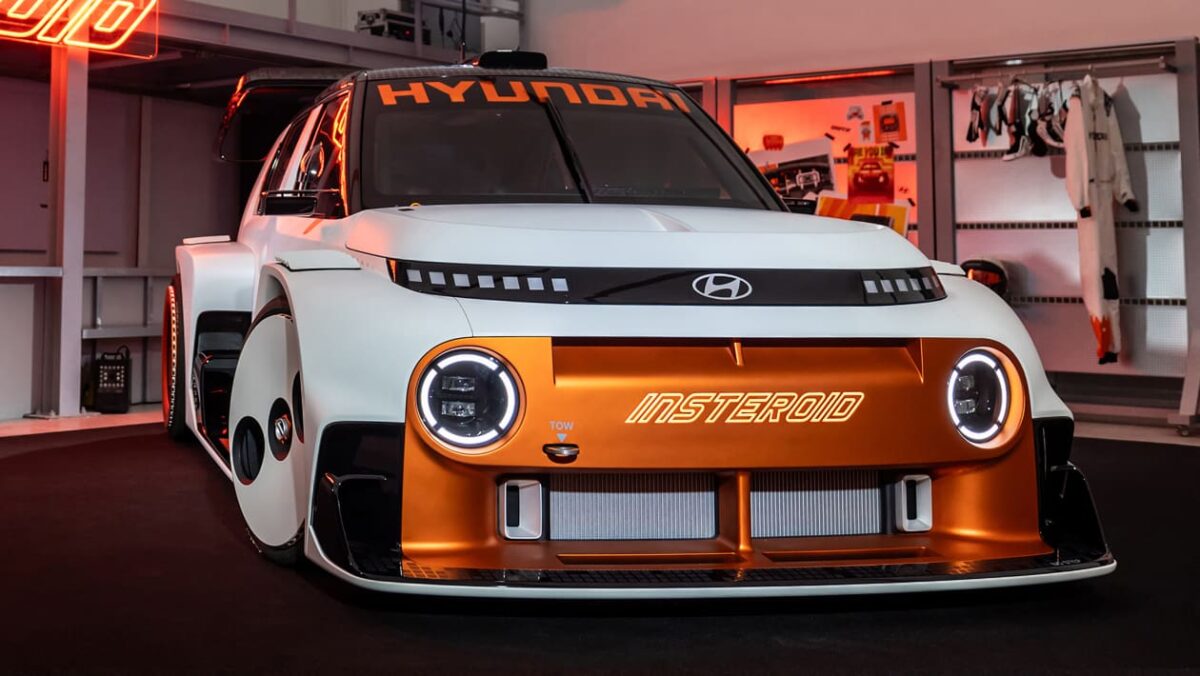 Hyundai Insteroid est une version sauvage et inspirée du jeu de l'Inster EV