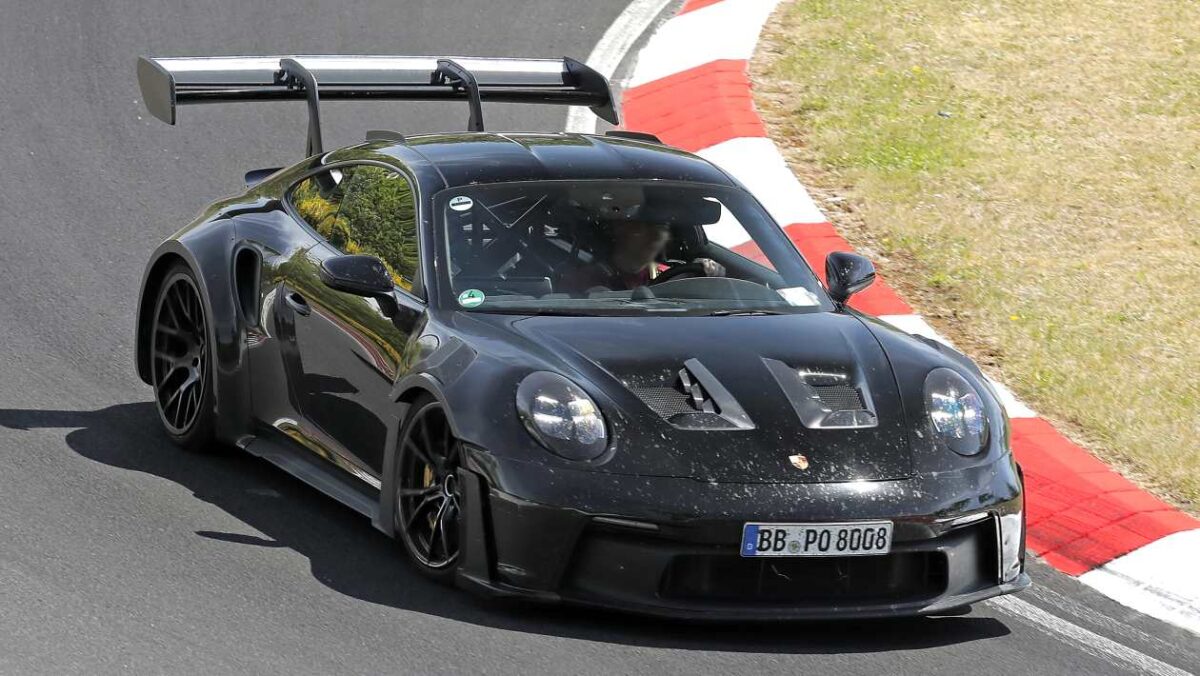 Hardcore Porsche 911 GT2 RS espionné avec des looks Wild Aero et Track-Ready