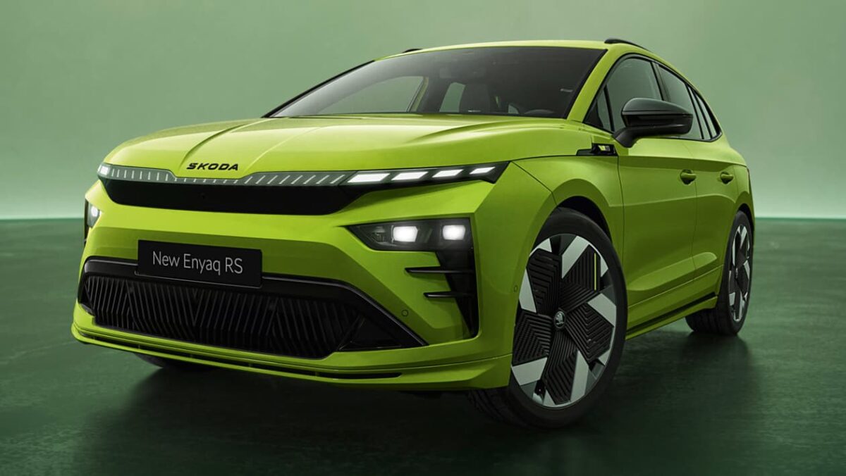 Nouveau Skoda Enyaq VRS: le SUV électrique chaud obtient des looks frappants et 335 ch
