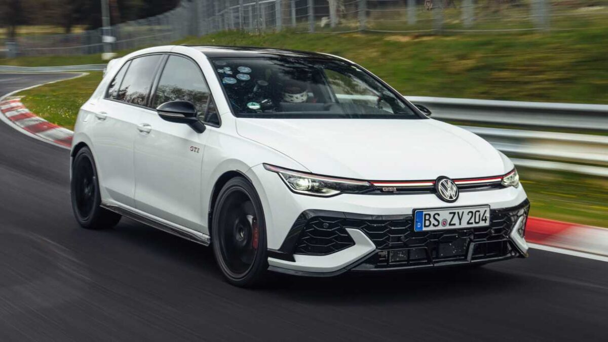 Electric Volkswagen Golf GTI - front