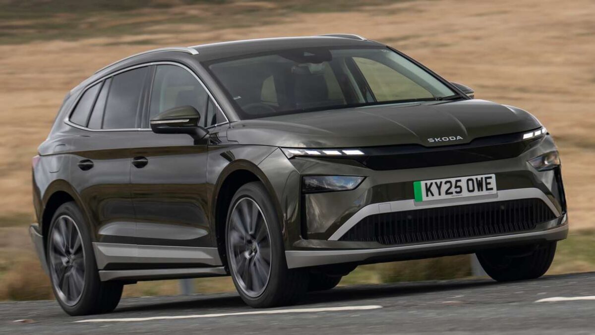 Affaire de la voiture de la journée: Skoda Enyaq EV de la taille de la taille de la famille va à moins de 280 £ par mois