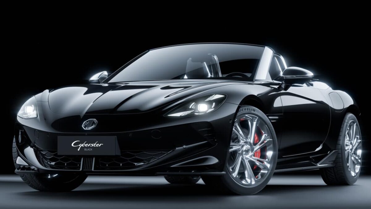 Le nouveau MG Cyberster Black est un signe sombre des choses à venir pour la marque