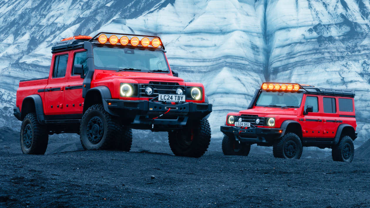 150 000 £ INEOS Grenadier semble prêt pour tout ce qui a des essieux portail