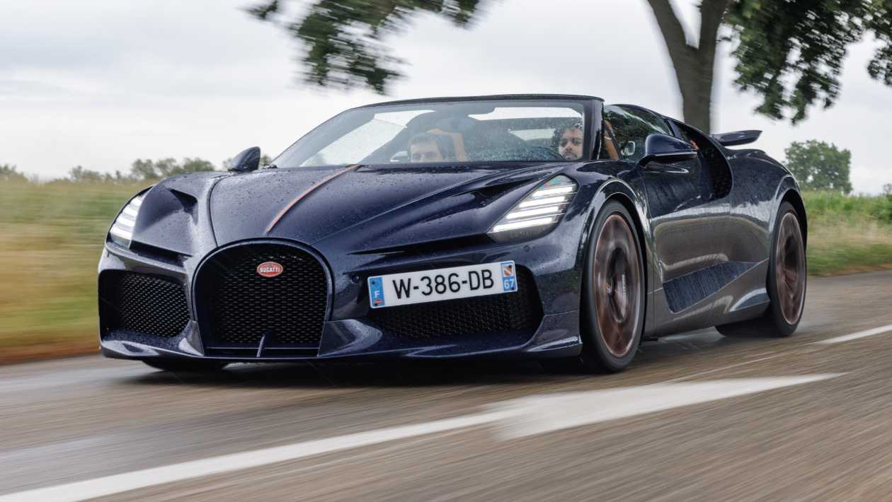 Nouvelle revue Bugatti Mistral: une chute vraiment extraordinaire