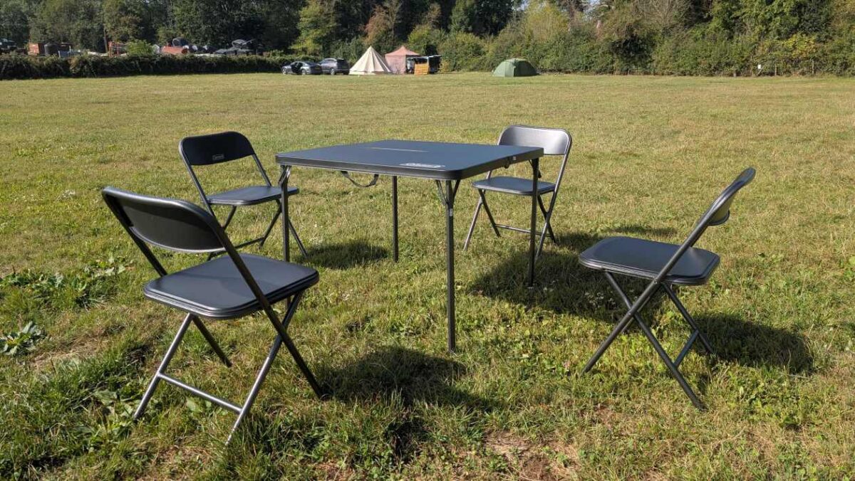 Coleman Pack-Way 4 Personnes Table & Chairs Set Review