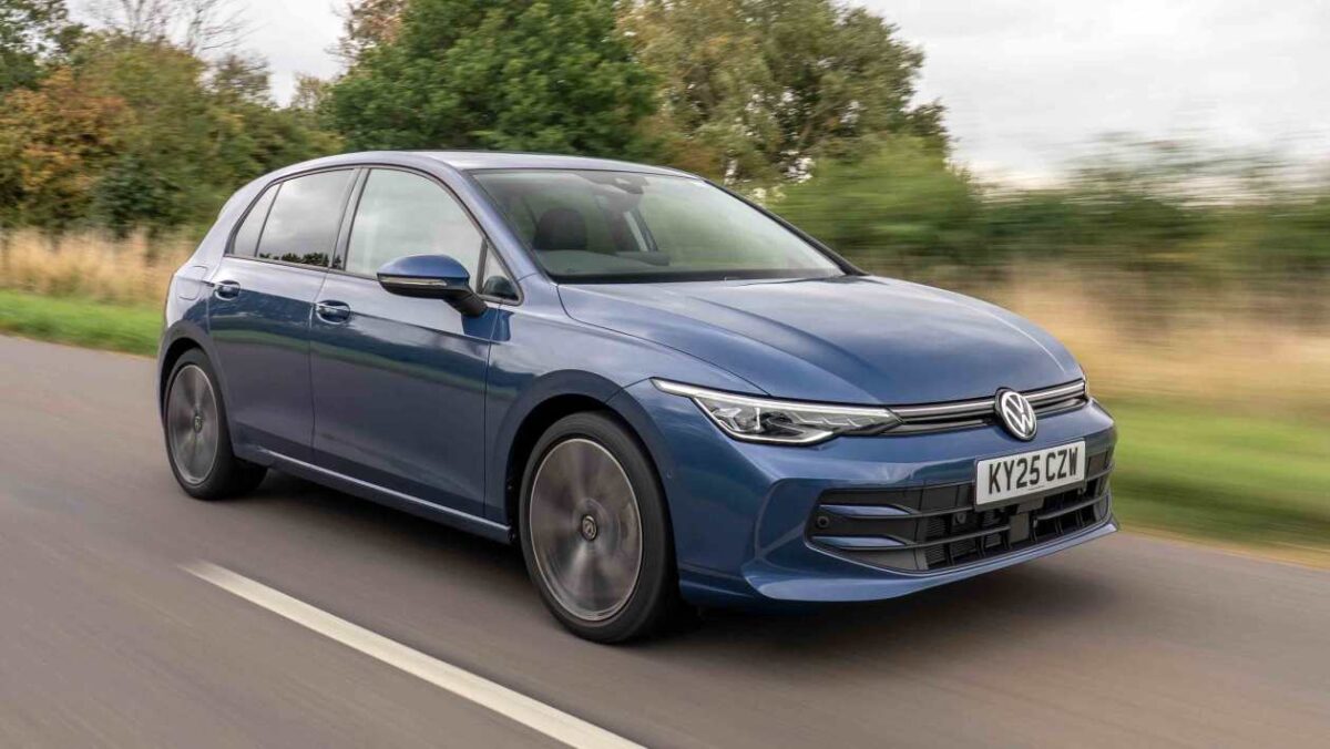 Electric Volkswagen Golf GTI - front