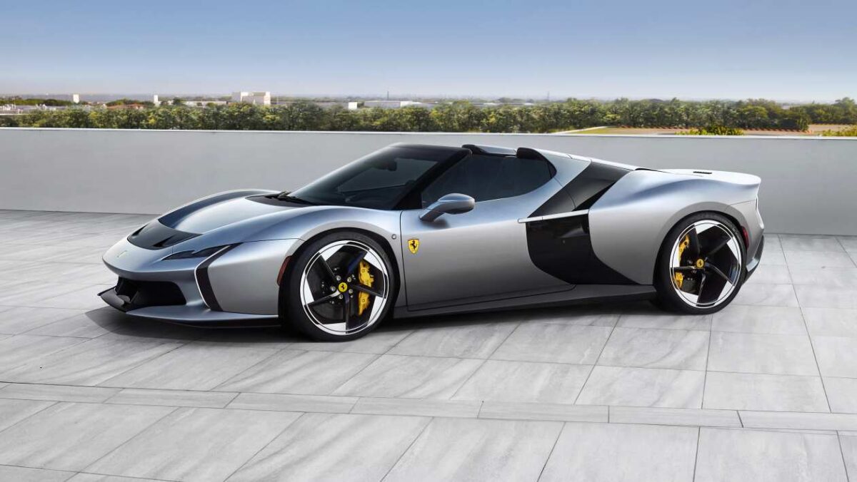 La nouvelle Ferrari HC25 est une œuvre d'art à toit ouvrant propulsée par un V8