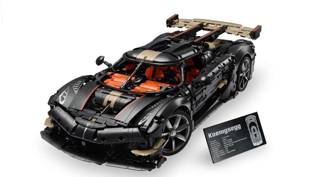 Cette lance de Koenigsegg Sadair est le rêve de 4 000 pièces d'un fan de Lego Technic