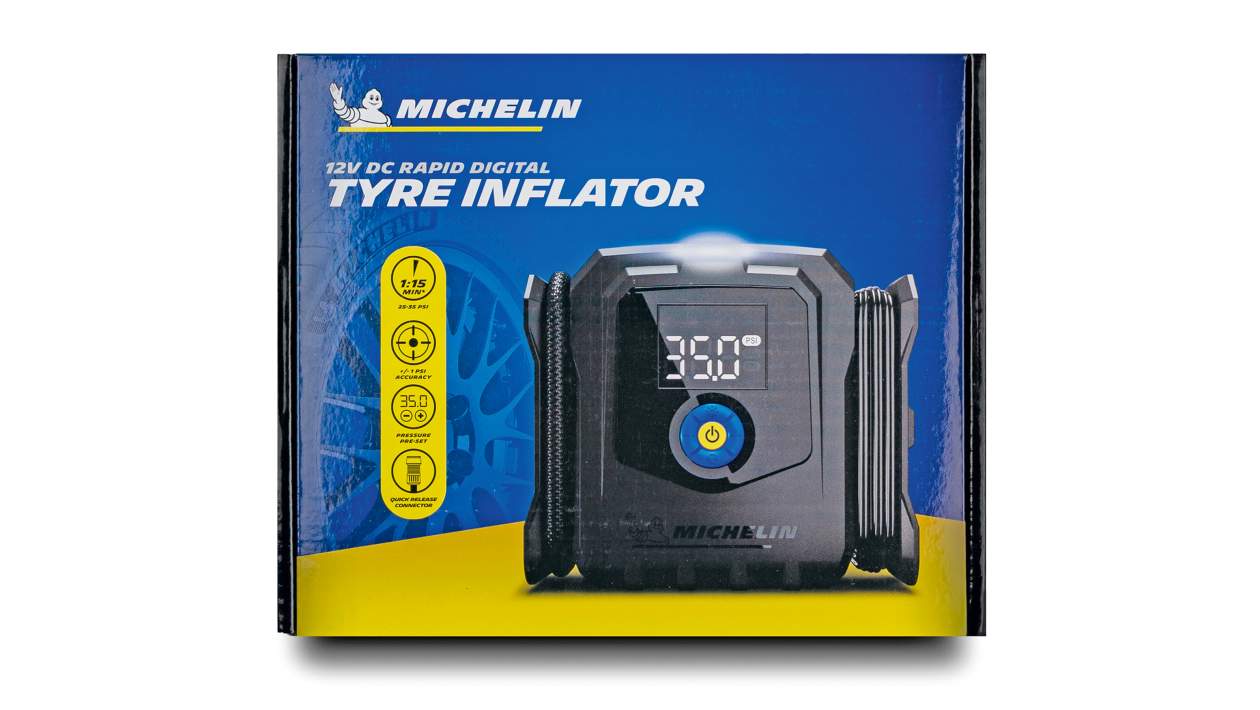 Examen du gonfleur de pneu rapide Michelin 12 V CC