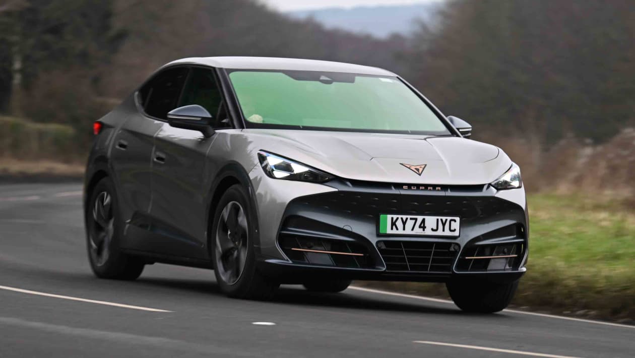 Affaire de la voiture de la journée: Cupra Tavascan's Head-tourning regarde 295 £ par mois