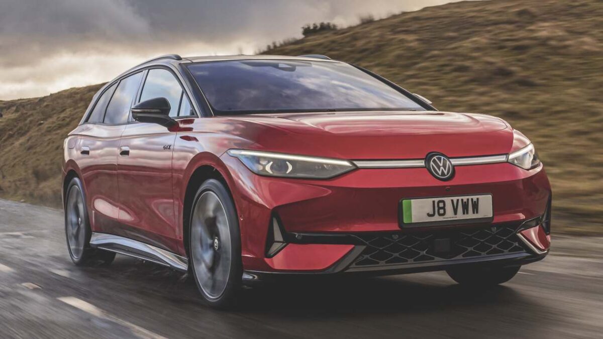 Affaire de la voiture du jour: ce VW ID.7 Tourer GTX Plus est beaucoup de Fast Family EV pour 350 £ par mois