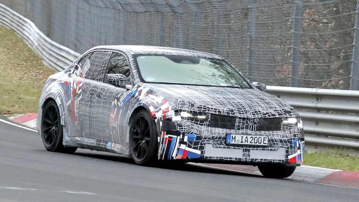 BMW M3 électrique se rend au nurburgring pour la première fois