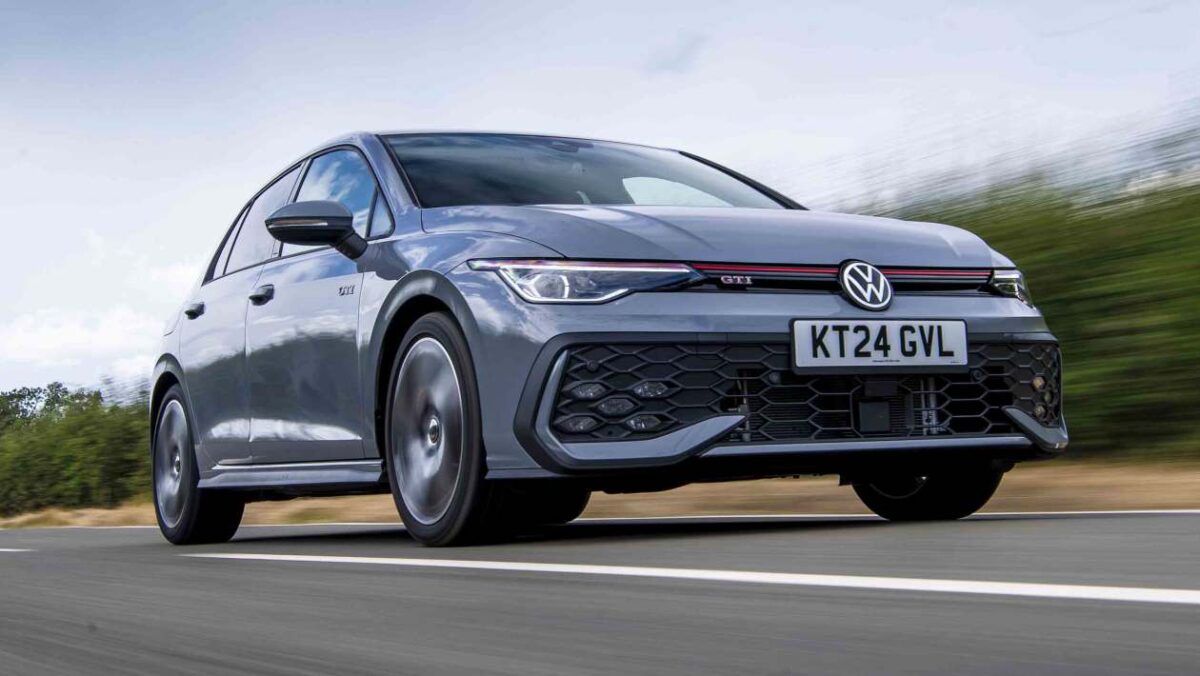 Electric Volkswagen Golf GTI - front