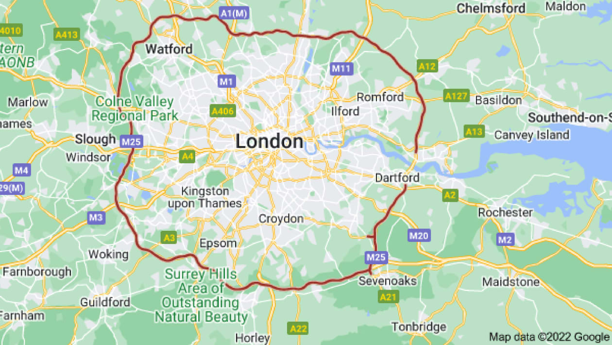 Fermetures M25: Junction 10 fermé tout le week-end sans accès M25 / A3