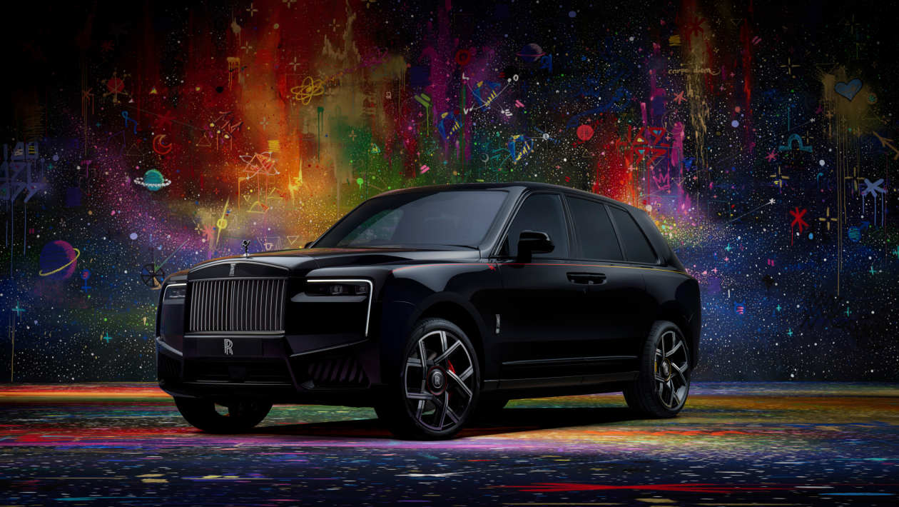 La nouvelle Rolls-Royce Black Badge Cullinan de Cyril Kongo est prête à être graffitée