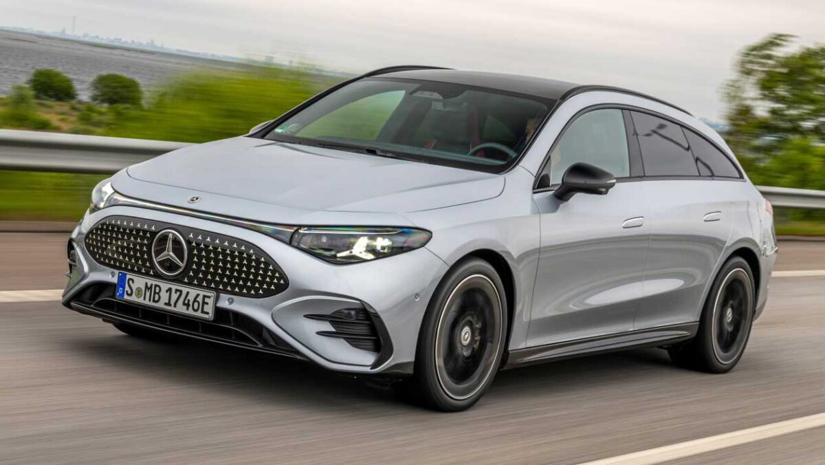 Le frein de prise de vue électrique Mercedes CLA continuera longtemps après que les rivaux doivent s'arrêter