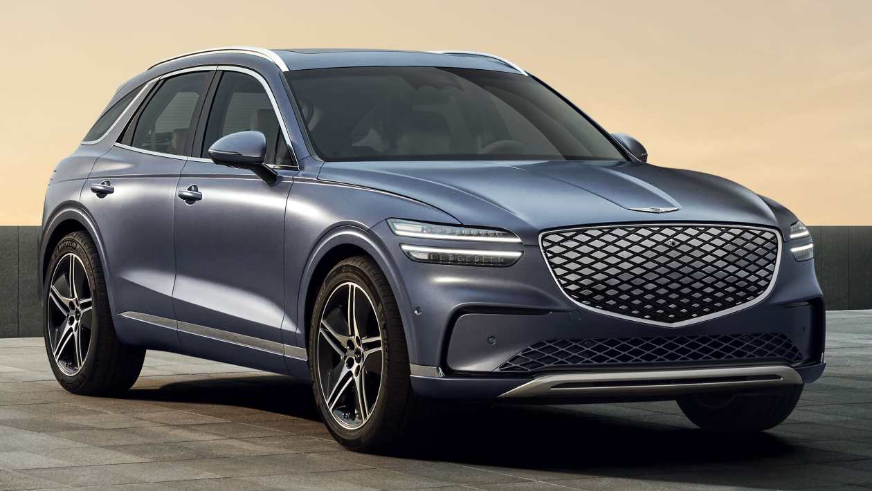 Le nouveau Genesis Electrified GV70 2025 obtient une batterie plus grosse, des écrans plus grands et un nouveau look élégant