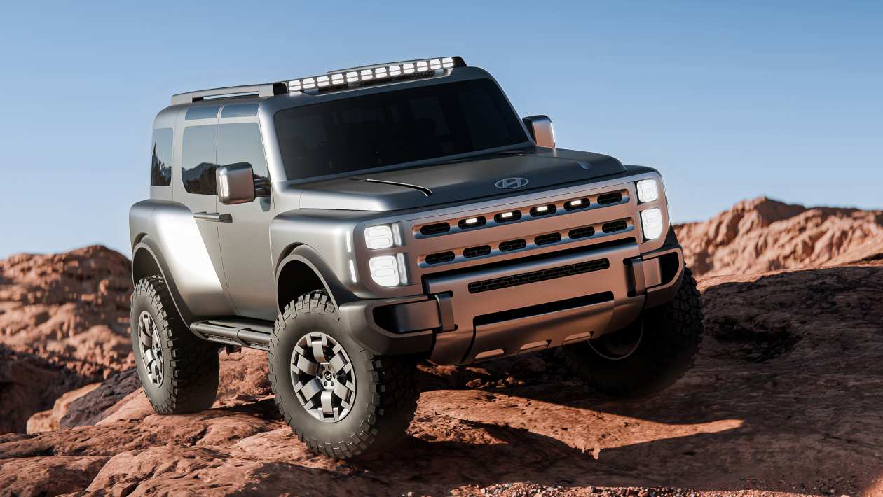 Le nouveau Hyundai Boulder Concept robuste présente son rival coréen Land Rover Defender