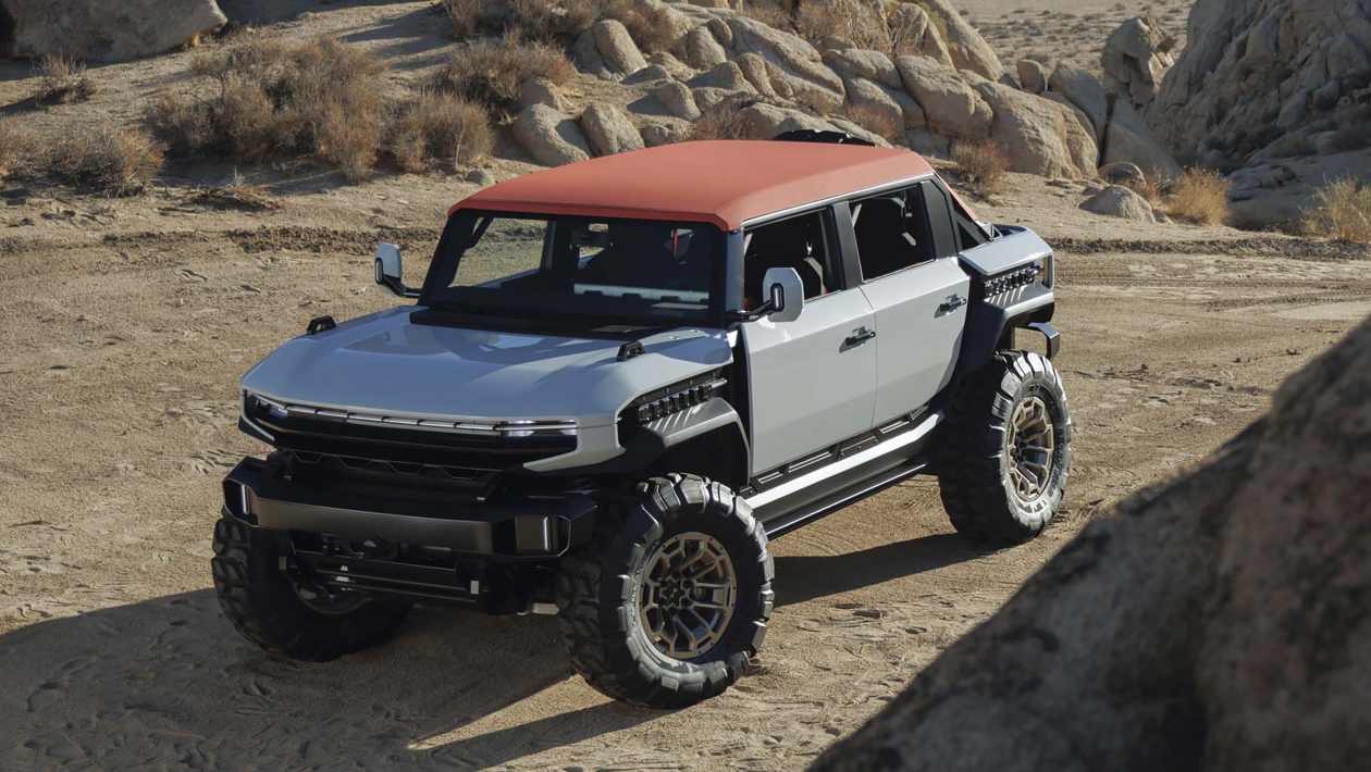 Le nouveau concept GMC Hummer X est ce que les États-Unis appellent une « taille moyenne »