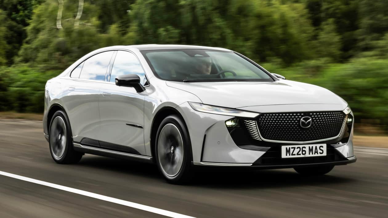 Mazda 6e au prix de 38 995 £, avec une batterie toute neuve et une autonomie de 348 milles
