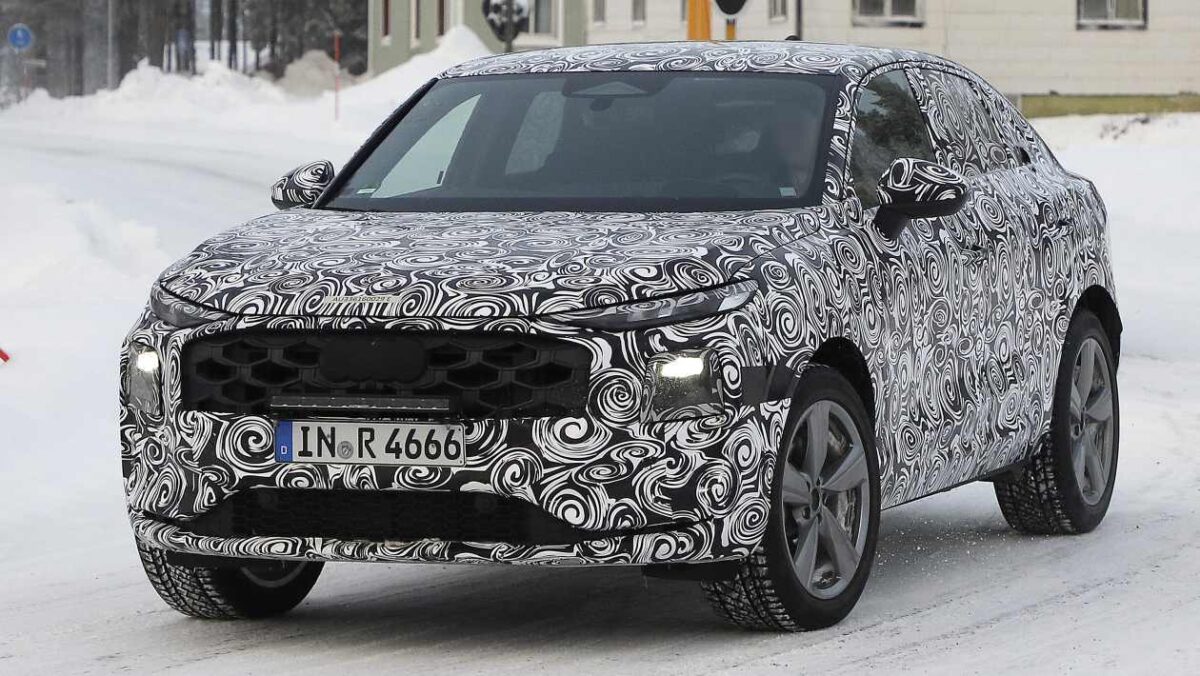 Nouveau 2025 Audi Q3 Sportback repéré en plein air