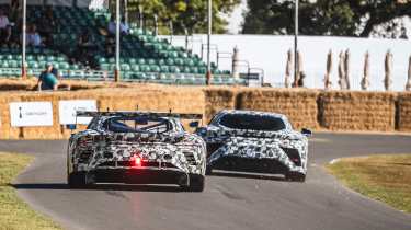 Toyota GT prototype Goodwood 2025 arrière