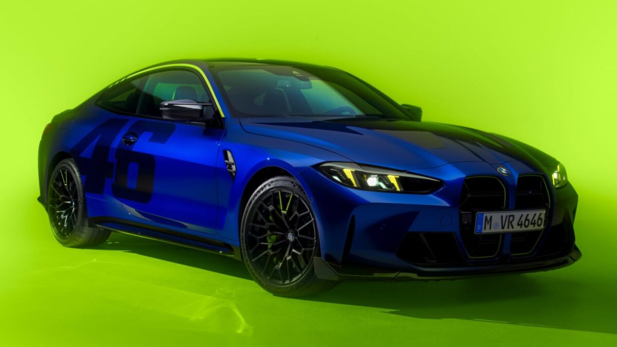 Nouvelle BMW M4 CS Edition VR46: Légende spéciale exclusive MotoGP Valentino Rossi
