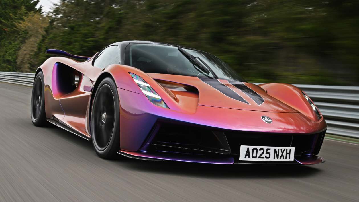 Revue Lotus Evija : fait paraître le Rimac Nevera lent