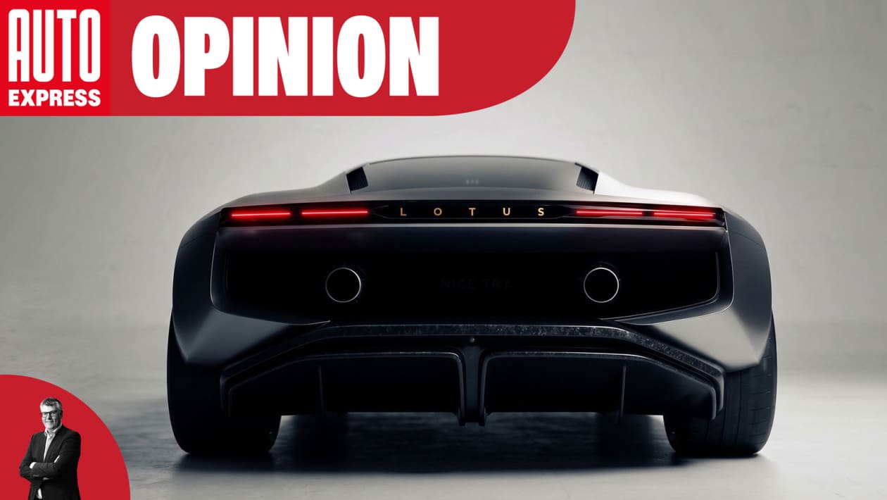 Une supercar essence de 1 000 ch signée Lotus, reprenant le nom d'Esprit ? Bien sûr, je suis excité